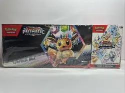 Pokemon Prismatic Evolutions Surprise Box and Booster Bundle 2 Pack - Image 1