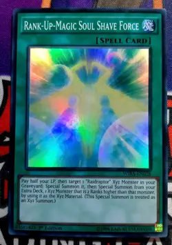Rank-Up-Magic Soul Shave Force - WIRA-EN028 - Super Rare 1st Edition Yugioh - Image 1