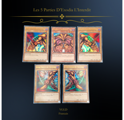 Yu-Gi-Oh! Les 5 Parties D'exodia l'interdit complet En Ultra Rare - YGLD-FR - Image 1