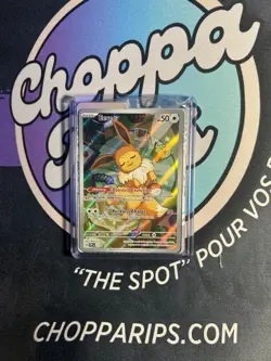 Pokemon Prismatic Evolutions Eevee Full Art Black Star Promo Holo Sealed #173 - Image 1