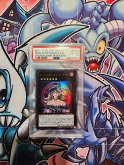 Yugioh 2011 MAGI MAGI MAGICIAN GIRL PSA 4 WJMP-JP018 - Image 1