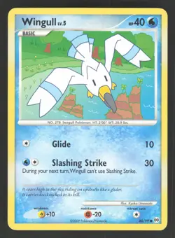 Wingull 80/99 Pokemon TCG Arceus LP - Image 1