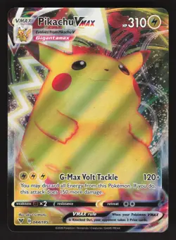 Pikachu VMAX 044/185 Pokemon TCG SWSH04: Vivid Voltage NM - Image 1