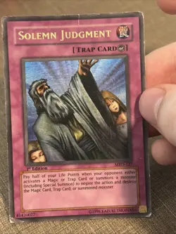 Yugioh Solemn Judgment MRD-127 Metal Raiders 1st Edition HP - Image 2