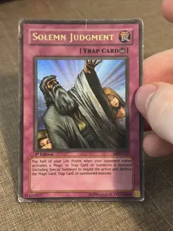 Yugioh Solemn Judgment MRD-127 Metal Raiders 1st Edition HP - Image 4