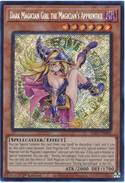 Yugioh Dark Magician Girl the Magician's Apprentice Secret Rare 3x - Image 1