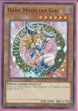 Yugioh - Dark Magician Girl - 1st Edition Card - Image 1