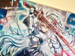 Yugioh Sky Striker Ace LINK-2 Playmat TCG OCG Trading Card Games Rubber Card Mat - Image 2