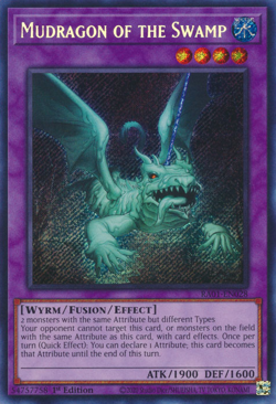 Mudragon of the Swamp RA01-EN028 Secret 1st 25th Anniversary Mint YUGIOH - Image 1