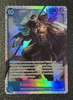• Edward.Newgate • OP08-043 SR Two Legends Holo Foil One Piece TCG NM - Image 1