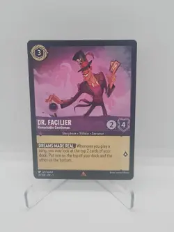 Disney Lorcana TCG Dr. Facilier Remarkable Gentleman 39/204 The First Chapter NM - Image 1
