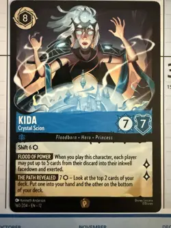 Disney Lorcana - Kida - Crystal Scion 160/204 - Wilds Unknown (12) - Image 1