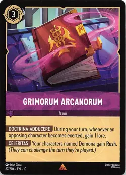 Grimorum Arcanorum 67/204 Whispers in the Well Disney Lorcana - Image 1