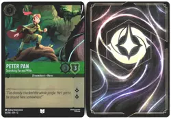 Disney Lorcana TCG Peter Pan Searching Far and Wide 81/204 Foil Wilds Unknown - Image 3