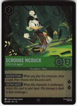 Scrooge McDuck S.H.U.S.H. Agent Foil 89/204 Whispers in the Well Disney Lorcana - Image 1