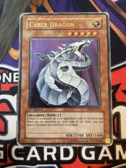 Cyber Dragon CRV-EN015 Ultimate Rare 1st Edition EURO POOR Yugioh - Image 1