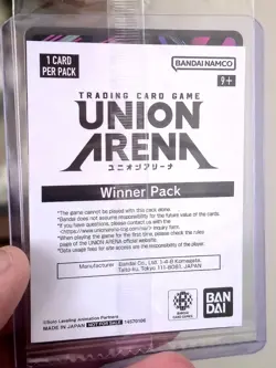 Union Arena Sun Jinwoo WINNER Card - Image 2
