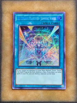 Yugioh Sky Striker Maneuver - Jamming Waves! DASA-EN032 Secret Rare NM - Image 1
