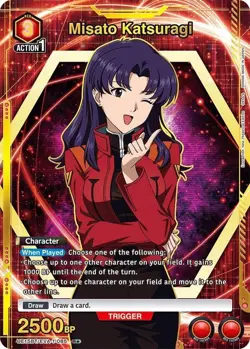 Misato Katsuragi Alternate Art Foil - UE15BT/EVA-1-085 NM - Union Arena - Image 1