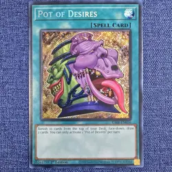 Yugioh Pot of Desires RA01-EN056 - Secret Rare - 1st Edition - NM - Image 3