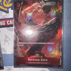 ONE PIECE Card Roronoa Zoro Romance DAWN Parallel Alt Art English - Image 1