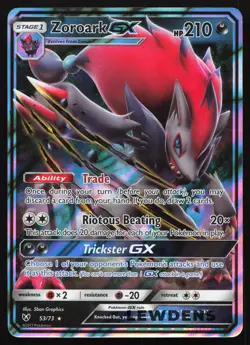 Zoroark GX - 53/73 - Ultra Rare - Shining Legends - Pokemon Card - Image 1