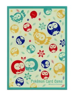 2017 Rowlet Pattern Individual Card Sleeve Pokemon Center Japan Original - Image 1