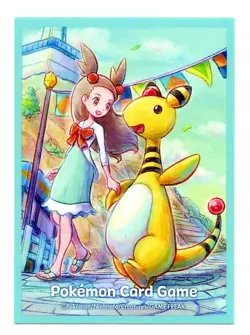 Jasmine & Ampharos Individual Card Sleeve Pokemon Center Japan Original - Image 1