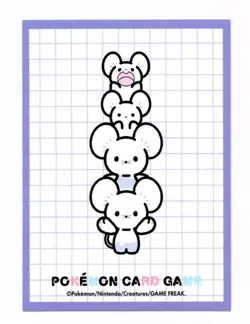 Maushold Stacking (Purple) Individual Card Sleeve Pokemon Center Japan Original - Image 1