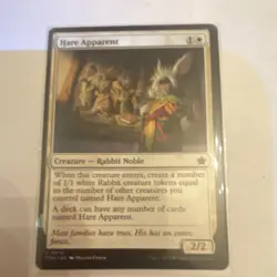 Magic The Gathering Hare Apparent #15 Foundations 3x regular 3x foil NM MTG - Image 3