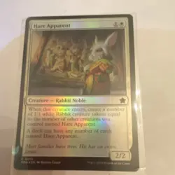 Magic The Gathering Hare Apparent #15 Foundations 3x regular 3x foil NM MTG - Image 5
