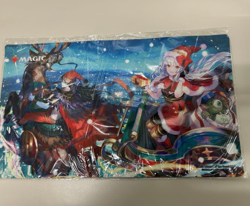 MTG Magic Wandering Emperor Christmas Official Playmat Limited 2024 NEW - Image 1