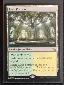 MTG - 1x Lush Portico Murders at Karlov Manor - MKM 263 - Rare - Land - NM - Image 1