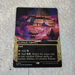 Wizards Magic: The Gathering Eldrazi Temple Foil Borderless Rare EN 0014 13+ - Image 1