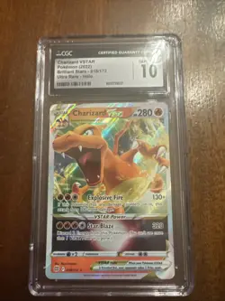 Pokemon TCG Charizard VSTAR CGC 10 - Image 1