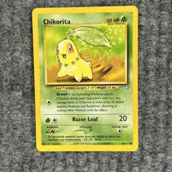 VTG Pokemon Neo Genesis Chikorita 54/111 Regular Common Near Mint - Image 1