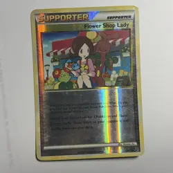 Pokemon Flower Shop Lady Reverse Holo Card #74/90 Undaunted MP - Image 1