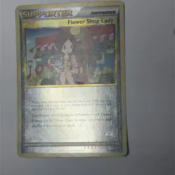 Pokemon Flower Shop Lady Reverse Holo Card #74/90 Undaunted MP - Image 2