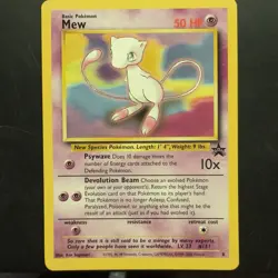 Mew # 8 Black Star Promo Pokemon League 2000 Rare Vintage Non-Holo - Image 1