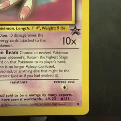 Mew # 8 Black Star Promo Pokemon League 2000 Rare Vintage Non-Holo - Image 4