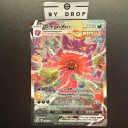 Gengar VMAX Alt Art Secret Rare Single Strike Fusion Strike Holo 271/264 Pokemon - Image 2