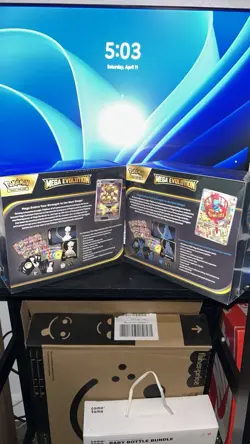 Pokemon TCG Mega Evolution Elite Trainer Box Lucario and Gardevoir Lot of 2 - Image 3