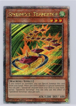 Yugioh TCG Speedroid Terrortop MP24-EN040 Quarter Century Secret Rare 1st Editio - Image 1
