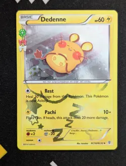 Dedenne RC10/RC32 Generations: Radiant Collection Pokemon LP Holo - Image 1