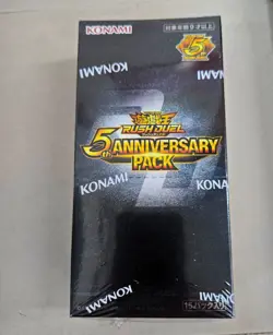 Yu-gi-oh! Rush Duel 5th ANNIVERSARY PACK Sealed Box Japanese TCG 2025 KONAMI - Image 1