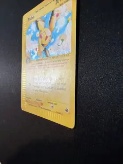 Pichu pokemon Expedition Holo 22/165 with SWIRL MP WOTC vintage 2002 - Image 5