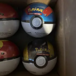 Pokemon PokeBall Tin Lot Of 6 Sealed - 3 TCG Booster Packs Per Tin - Image 4