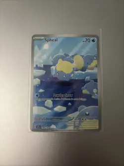 Pokemon Spheal 199/191 Surging Sparks Illustration Rare Full Art NM 2024 English - Image 1
