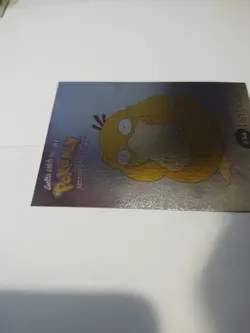 New Pokemon Psyduck Danone Promo Card Stadium TIP Shiny Foil #54 Rare Silver - Image 4