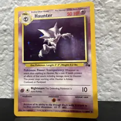 Pokemon Fossil Holo Lot Muk Haunter Pidgeot Wizards of the Coast 1999 English - Image 3